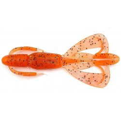 Приманка силіконова на хижу рибу, Taipan Crazy Flip, 2,8 дюйма, 8шт/уп, колір №09 Orange